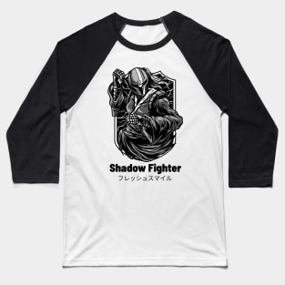 Shadow Fighter Ghost Ninja Baseball T-Shirt